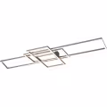 LED Plafondlamp - Plafondverlichting - Trion Urano - 60W - Aanpasbare Kleur - Afstandsbediening - Dimbaar - Rechthoek - Mat Nikkel - Aluminium LED Plafondlamp - Plafondverlichting - Trion Urano - 60W - Aanpasbare Kleur - Afstandsbediening - Dimbaar - Rechthoek - Mat Nikkel - Aluminium