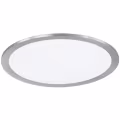 LED Plafondlamp - Plafondverlichting - Trion Povino - 15W - Warm Wit 3000K - Dimbaar - Rond - Mat Nikkel - Aluminium LED Plafondlamp - Plafondverlichting - Trion Povino - 15W - Warm Wit 3000K - Dimbaar - Rond - Mat Nikkel - Aluminium