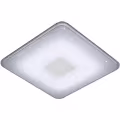 LED Ceiling Light - Trion Sumoran - 30W - Adjustable Color - Dimmable - Remote Control - Square - Matte White - Acrylic LED Ceiling Light - Trion Sumoran - 30W - Adjustable Color - Dimmable - Remote Control - Square - Matte White - Acrylic