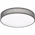 LED Plafondlamp - Plafondverlichting - Trion Lanago - 42W - Aanpasbare Kleur - Afstandsbediening - Dimbaar - Rond - Mat Grijs - Textiel LED Plafondlamp - Plafondverlichting - Trion Lanago - 42W - Aanpasbare Kleur - Afstandsbediening - Dimbaar - Rond - Mat Grijs - Textiel