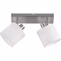 LED Ceiling Spotlight - Ceiling Lighting - Trion Torry - E14 Fitting - 2 Lights - Rectangular - Matte Nickel - Aluminum LED Ceiling Spotlight - Ceiling Lighting - Trion Torry - E14 Fitting - 2 Lights - Rectangular - Matte Nickel - Aluminum