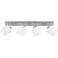 LED Plafondspot - Plafondverlichting - Trion Torry - E14 Fitting - 4-lichts - Rechthoek - Mat Nikkel - Aluminium LED Plafondspot - Plafondverlichting - Trion Torry - E14 Fitting - 4-lichts - Rechthoek - Mat Nikkel - Aluminium