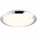 LED Plafondlamp - Badkamerlamp - Trion Hambert - 12W - Natuurlijk Wit 4000K - Spatwaterdicht IP44 - Rond - Mat Chroom - Kunststof LED Plafondlamp - Badkamerlamp - Trion Hambert - 12W - Natuurlijk Wit 4000K - Spatwaterdicht IP44 - Rond - Mat Chroom - Kunststof
