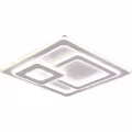 LED Ceiling Light - Ceiling Lighting - Trion Mirna - 76W - Adjustable Color - Remote Control - Dimmable - Square - Matte White - Aluminum LED Ceiling Light - Ceiling Lighting - Trion Mirna - 76W - Adjustable Color - Remote Control - Dimmable - Square - Matte White - Aluminum
