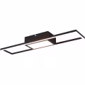 LED Ceiling Lamp - Ceiling Lighting - Trion Riyaz - 22W - Adjustable Color - Remote Control - Dimmable - Rectangular - Matte Black - Aluminum LED Ceiling Lamp - Ceiling Lighting - Trion Riyaz - 22W - Adjustable Color - Remote Control - Dimmable - Rectangular - Matte Black - Aluminum