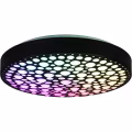 LED Ceiling Lamp - Ceiling Lighting - Trion Carol - 22W - Adjustable Color - RGB - Remote Control - Dimmable - Round - Matte Black - Plastic LED Ceiling Lamp - Ceiling Lighting - Trion Carol - 22W - Adjustable Color - RGB - Remote Control - Dimmable - Round - Matte Black - Plastic