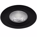 LED Inbouwspot - Brinton - 7W 630lm 38D - IP54 Waterdicht - 840 Natuurlijk Wit 4000K - Rond - Zwart LED Inbouwspot - Brinton - 7W 630lm 38D - IP54 Waterdicht - 840 Natuurlijk Wit 4000K - Rond - Zwart