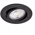 LED Inbouwspot - Brinton - 7W 630lm 38D - Dimbaar - 830 Warm Wit 3000K - Rond - Zwart LED Inbouwspot - Brinton - 7W 630lm 38D - Dimbaar - 830 Warm Wit 3000K - Rond - Zwart