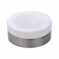 LED Ceiling Light - Surface Mounted Round - E27 - Matte Chrome Aluminum - Ø180mm