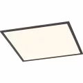 LED Plafondlamp - Plafondverlichting - Trion Povino - 31W - Warm Wit 3000K - Dimbaar - Vierkant - Mat Zwart - Aluminium LED Plafondlamp - Plafondverlichting - Trion Povino - 31W - Warm Wit 3000K - Dimbaar - Vierkant - Mat Zwart - Aluminium