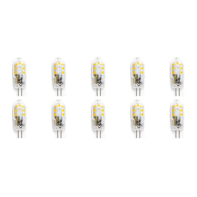 10 Pack LED Lamp G4 - Warm Wit 3000K Lichtbronnen