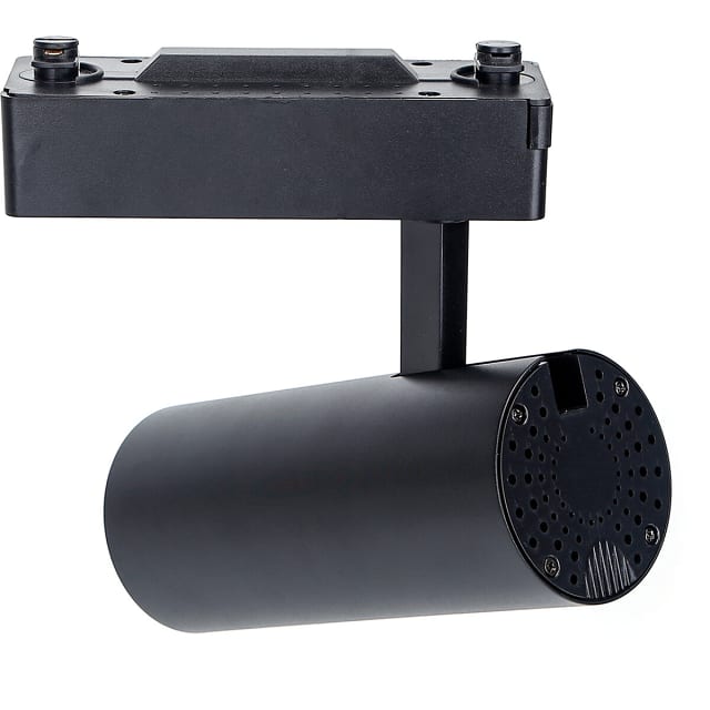 Zwarte verstelbare LED spot voor railverlichting 24W 1920 lumen neutraal wit 4000K