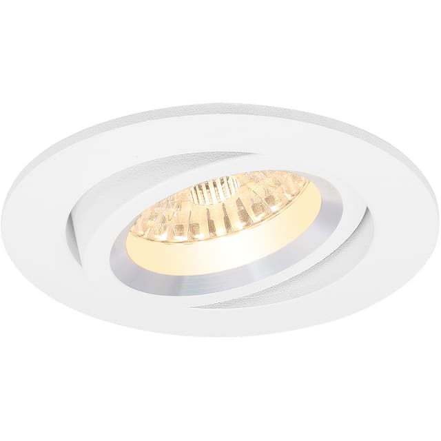 HLW LED Pragmi 5W LED Spot Set - Kantelbare Ronde Witte Inbouwspot met GU10 Fitting