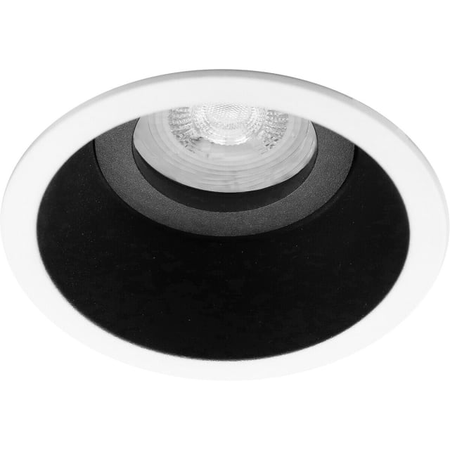 HLW LED Kantelbare 6W LED Spot Set - Ronde Inbouwspot, Witte & Zwarte Spot