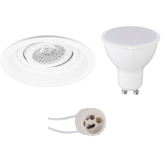 Dimbare 6W GU10 LED inbouwspot 3000K 390lm kantelbaar Lichtbronnen