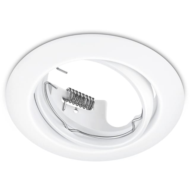 HLW LED LED Spot Set 6W - Kantelbare Ronde Inbouwspot Mat Wit - GU10 - Helder Koud Wit 6400K