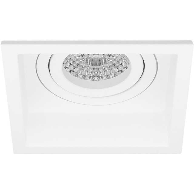 HLW LED LED Spot Set 4W - Kantelbare Vierkante Inbouwspot Mat Wit, Helder/Koud Wit 6400K HLW LED LED Spot Set 4W - Kantelbare Vierkante Inbouwspot Mat Wit, Helder/Koud Wit 6400K