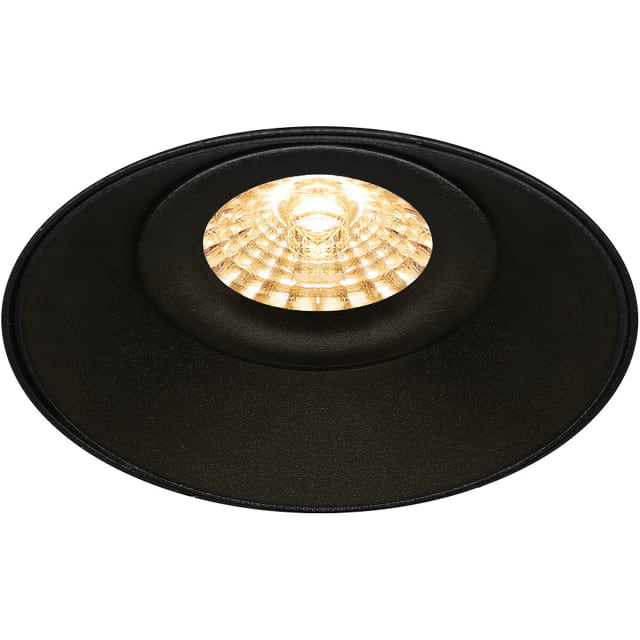 HLW LED Pragmi Nivas Pro 4W LED Spot Set - Kantelbare Ronde Inbouwspot Mat Zwart, Helder 6400K