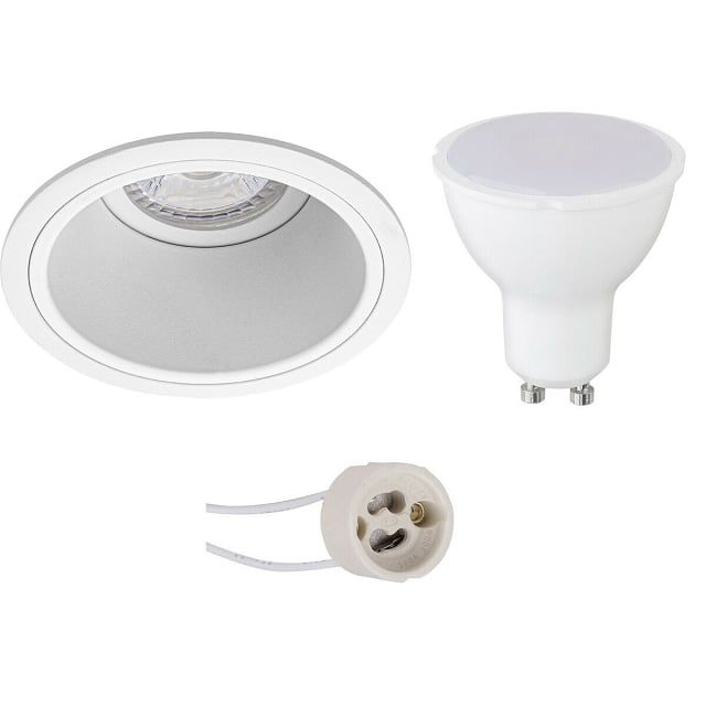 Pragmi Minko Pro 6W LED inbouwspot set - 4200K mat wit GU10 Lichtbronnen