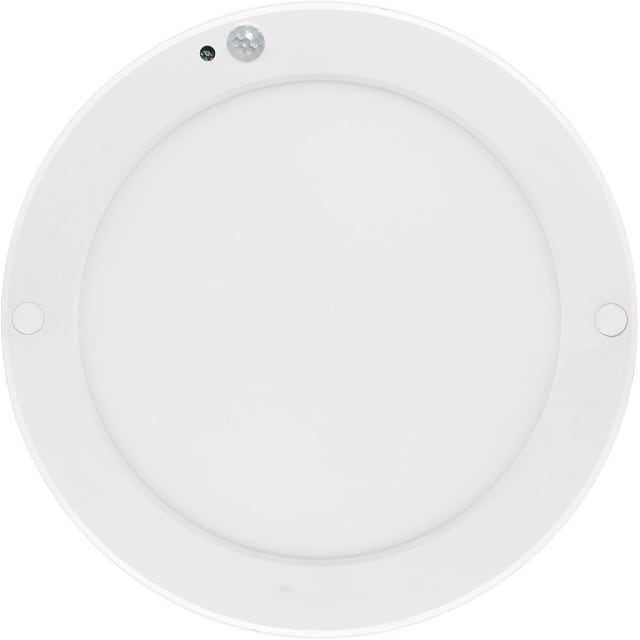HLW LED LED Plafondlamp met Bewegingssensor + Dag en Nacht Sensor - 18W - Aanpasbare Kleur CCT - 360° Zichthoek - Opbouw/Inbouw - Rond - Mat Wit