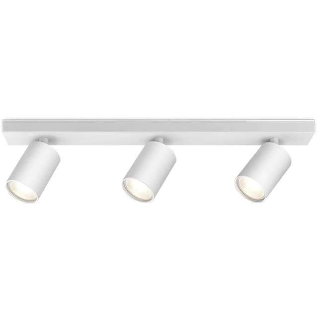 Brinton Betin LED plafondspot 3-lichts mat wit - dimbaar Binnenverlichting