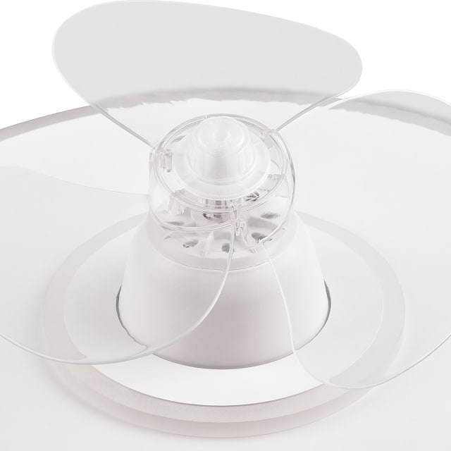HLW LED LED Plafondlamp met Ventilator - Plafondventilator - Trion Bryan - 30W - Aanpasbare Kleur - Afstandsbediening - Dimbaar - Rond - Mat Wit - Metaal
