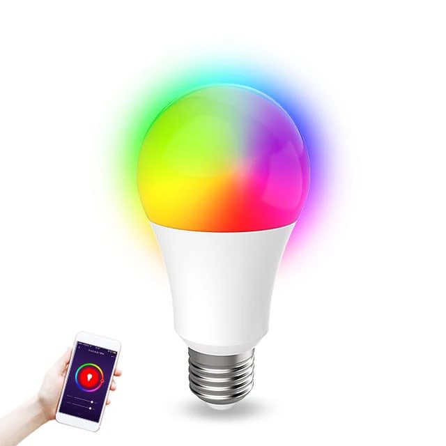 Smartlife Domotica 2-PACK | Slimme Light Bulb | E27 | WiFi | RGB + Wit | Dimbaar | Energiezuinig | 2700K–6500K