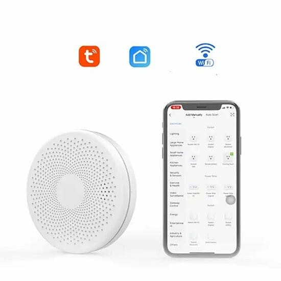 Smartlife Domotica 2-PACK | Slimme Rookmelder & Koolmonoxide Melders | WiFi | Connect met andere Smart Producten zoals verlichting en Cameras