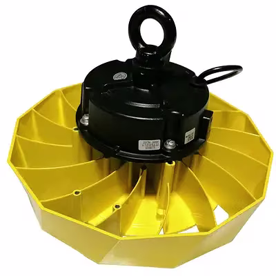 vierkante zwarte LED kweeklamp met 200 watt full-spectrum verlichting voor 100x100 cm belichtingsoppervlak vierkante zwarte LED kweeklamp met 200 watt full-spectrum verlichting voor 100x100 cm belichtingsoppervlak