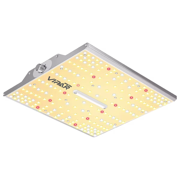 vierkante zwarte led kweeklamp met 100 watt vermogen en 60x60 cm belichtingsoppervlak vierkante zwarte led kweeklamp met 100 watt vermogen en 60x60 cm belichtingsoppervlak