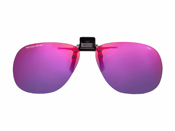 Zwarte aviator clip-on bril met full-spectrum LED filter en 100% UV-bescherming Zwarte aviator clip-on bril met full-spectrum LED filter en 100% UV-bescherming