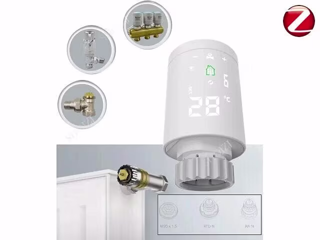 Programmeerbare radiatorknop Verticaal Slimme verlichting Programmeerbare radiatorknop Verticaal Slimme verlichting