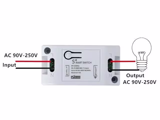 10Amp Slimme inbouw stroom onderbreker Slimme verlichting 10Amp Slimme inbouw stroom onderbreker Slimme verlichting