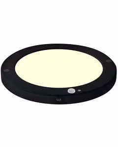 LED Plafondlamp Sensor Dag/Nacht – 18W – 3000K – 360° – Rond – Mat Zwart Binnenverlichting LED Plafondlamp Sensor Dag/Nacht – 18W – 3000K – 360° – Rond – Mat Zwart Binnenverlichting