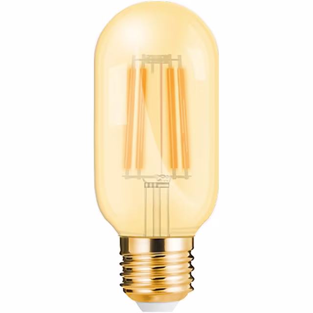 Brinton LED Buis Filament E27 4W 2200K Amber T45 | 32W vervanger Lichtbronnen Brinton LED Buis Filament E27 4W 2200K Amber T45 | 32W vervanger Lichtbronnen