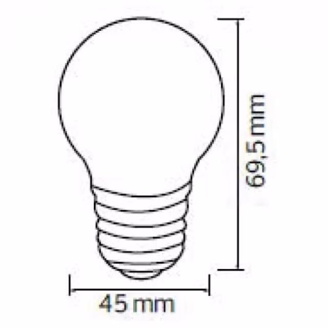 Set van 10 witte LED lampen met E27 fitting, 1 watt, warm wit licht 3000K, 120 lumen per lamp Set van 10 witte LED lampen met E27 fitting, 1 watt, warm wit licht 3000K, 120 lumen per lamp