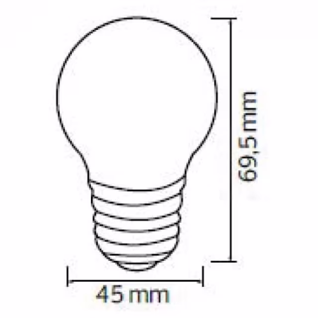 LED lamp met E27 fitting in verschillende kleuren, 1W vermogen, koel wit licht 6500K, 120 lumen LED lamp met E27 fitting in verschillende kleuren, 1W vermogen, koel wit licht 6500K, 120 lumen