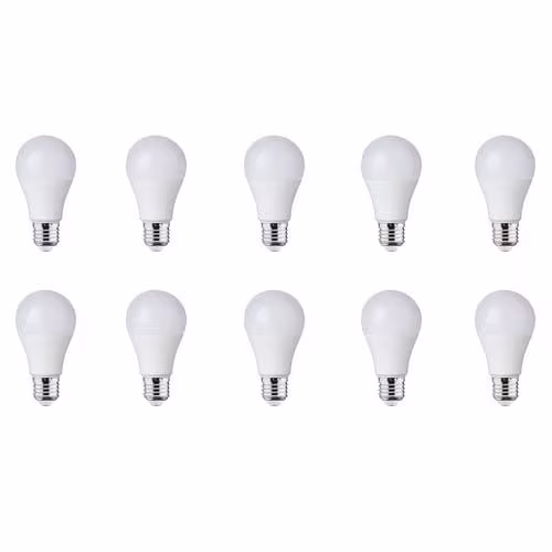 LED Lamp 10 Pack E27 Fitting 8W Helder/Koud Wit 6500K Lichtbronnen LED Lamp 10 Pack E27 Fitting 8W Helder/Koud Wit 6500K Lichtbronnen