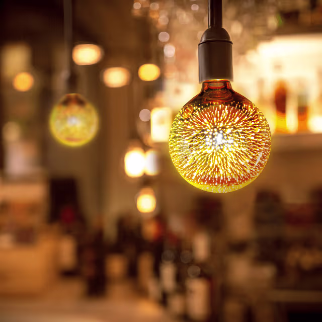 HLW LED LED Lamp Smart LED Aigi Rixona Bulb G95 6W RGB WiFi Amber