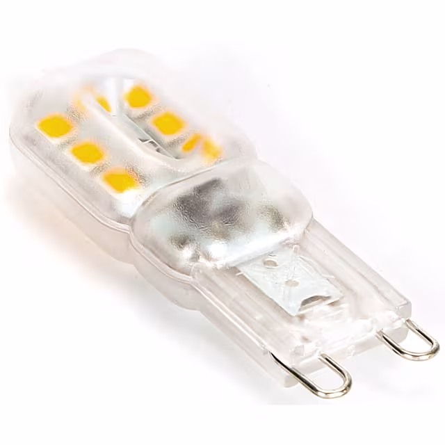 Dimbare G9 LED lamp 3W met warm wit licht 3000K en 300 lumen in compacte vorm Dimbare G9 LED lamp 3W met warm wit licht 3000K en 300 lumen in compacte vorm