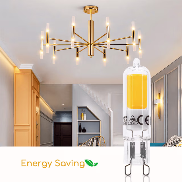 HLW LED Krachtige LED Lamp G9 - 2.2W Warm Wit 3000K, Vervangt 25W HLW LED Krachtige LED Lamp G9 - 2.2W Warm Wit 3000K, Vervangt 25W