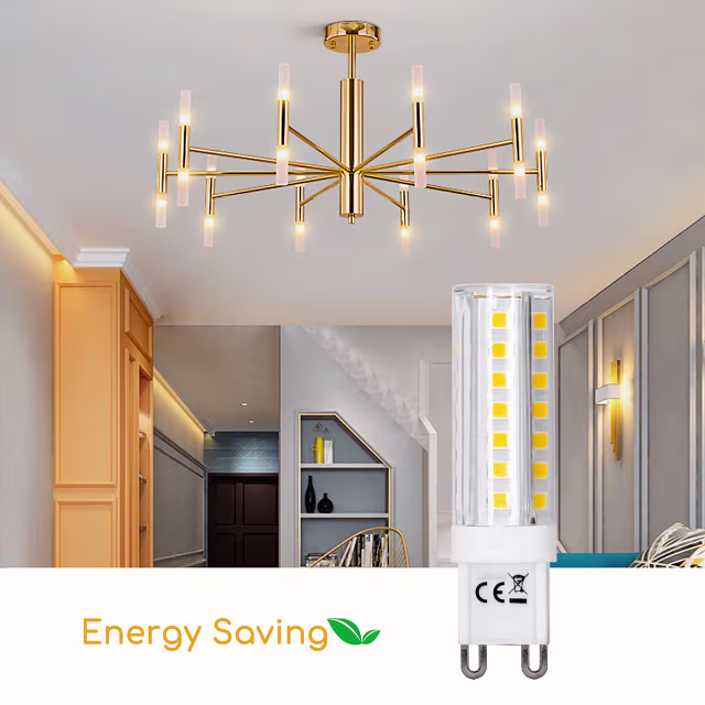 HLW LED Aigi LED Bulb G9 - 4.8W Warm White 3000K | Replaces 40W and Saves Energy HLW LED Aigi LED Bulb G9 - 4.8W Warm White 3000K | Replaces 40W and Saves Energy