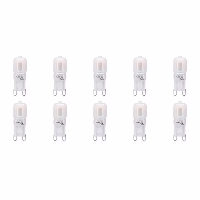 Aigi LED Lamp 10 Pack - G9 Warm Wit 3000K Lichtbronnen Aigi LED Lamp 10 Pack - G9 Warm Wit 3000K Lichtbronnen
