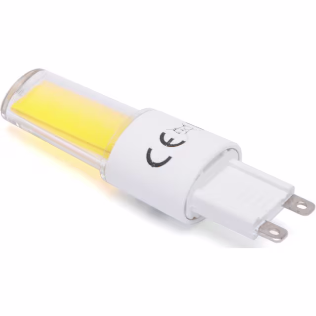 LED G9 lamp met 3.8W vermogen en koel wit licht van 6500K in compacte ronde vorm LED G9 lamp met 3.8W vermogen en koel wit licht van 6500K in compacte ronde vorm