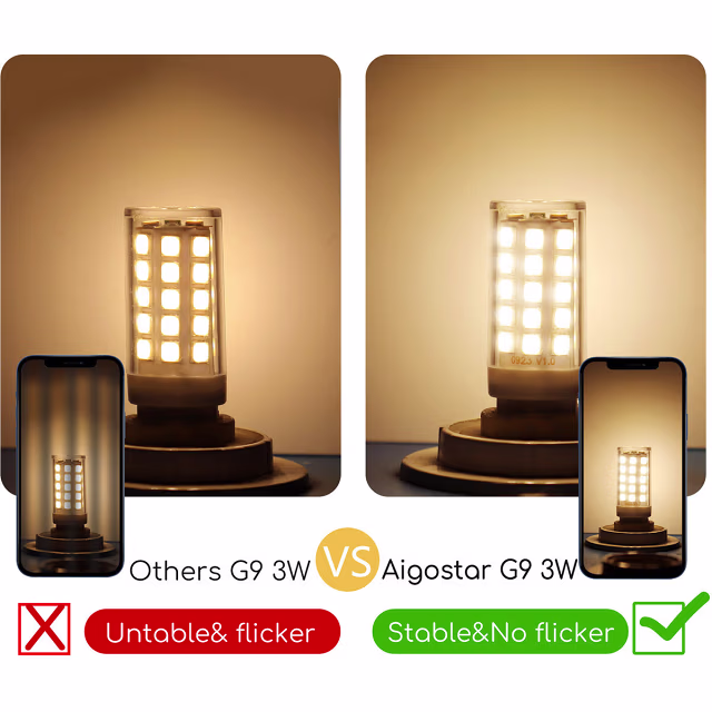 HLW LED Aigi G9 LED Lamp 10 Pack - 3W Warm Wit 3000K | Vervangt 32W HLW LED Aigi G9 LED Lamp 10 Pack - 3W Warm Wit 3000K | Vervangt 32W