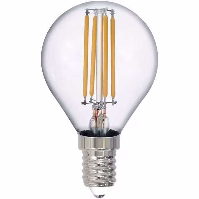 Set van 3 warm witte LED filament lampen E14 2W 2700K 250 lumen in klassieke bolvorm Set van 3 warm witte LED filament lampen E14 2W 2700K 250 lumen in klassieke bolvorm