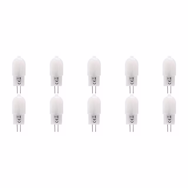Dimbare G4 LED Lamp 10 Pack - Warm Wit 3000K Lichtbronnen Dimbare G4 LED Lamp 10 Pack - Warm Wit 3000K Lichtbronnen