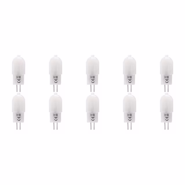 10 Pack Dimbare G4 LED Lampen - Koud Wit 6000K Lichtbronnen 10 Pack Dimbare G4 LED Lampen - Koud Wit 6000K Lichtbronnen