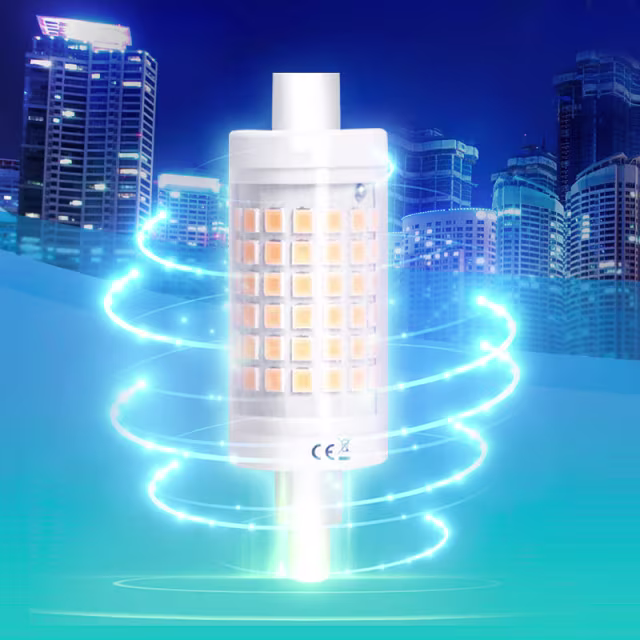 slanke R7S LED lamp met 7W vermogen en helder koud wit licht van 6500K slanke R7S LED lamp met 7W vermogen en helder koud wit licht van 6500K