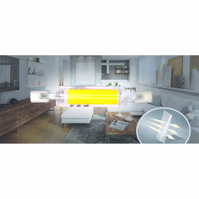 HLW LED Aigi Qolin R7S LED Lamp - 7W Warm White 3000K - 25,000 Hours HLW LED Aigi Qolin R7S LED Lamp - 7W Warm White 3000K - 25,000 Hours